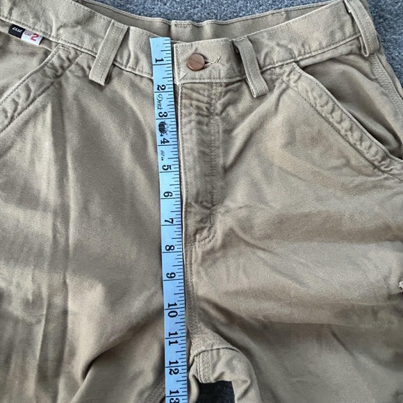 Carhartt FR Pants Mens 32x30 Beige FRB240 Original Fit Flame Resistant Cargo - Picture 9 of 16